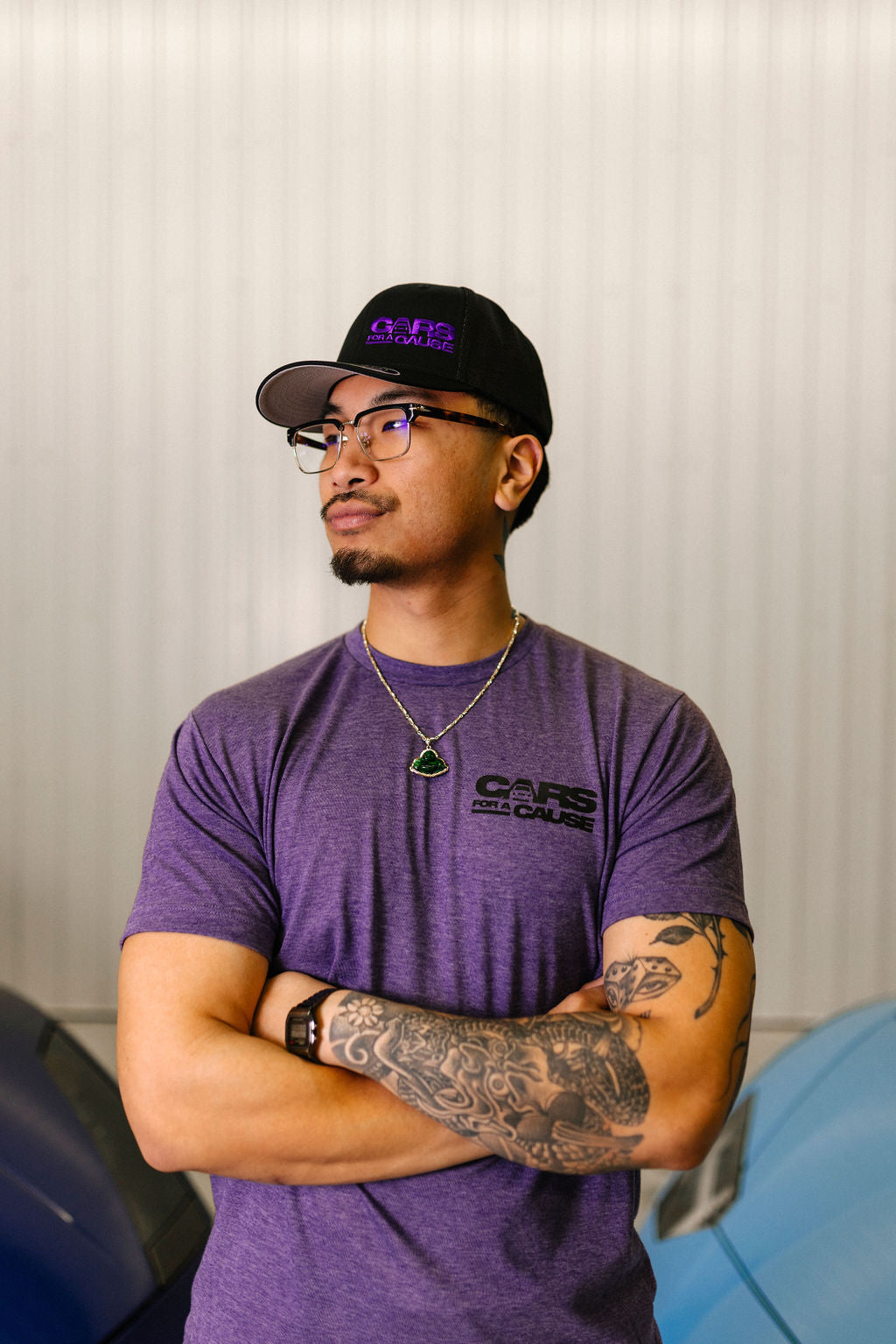 Cars for a Cause Purple T-Shirt