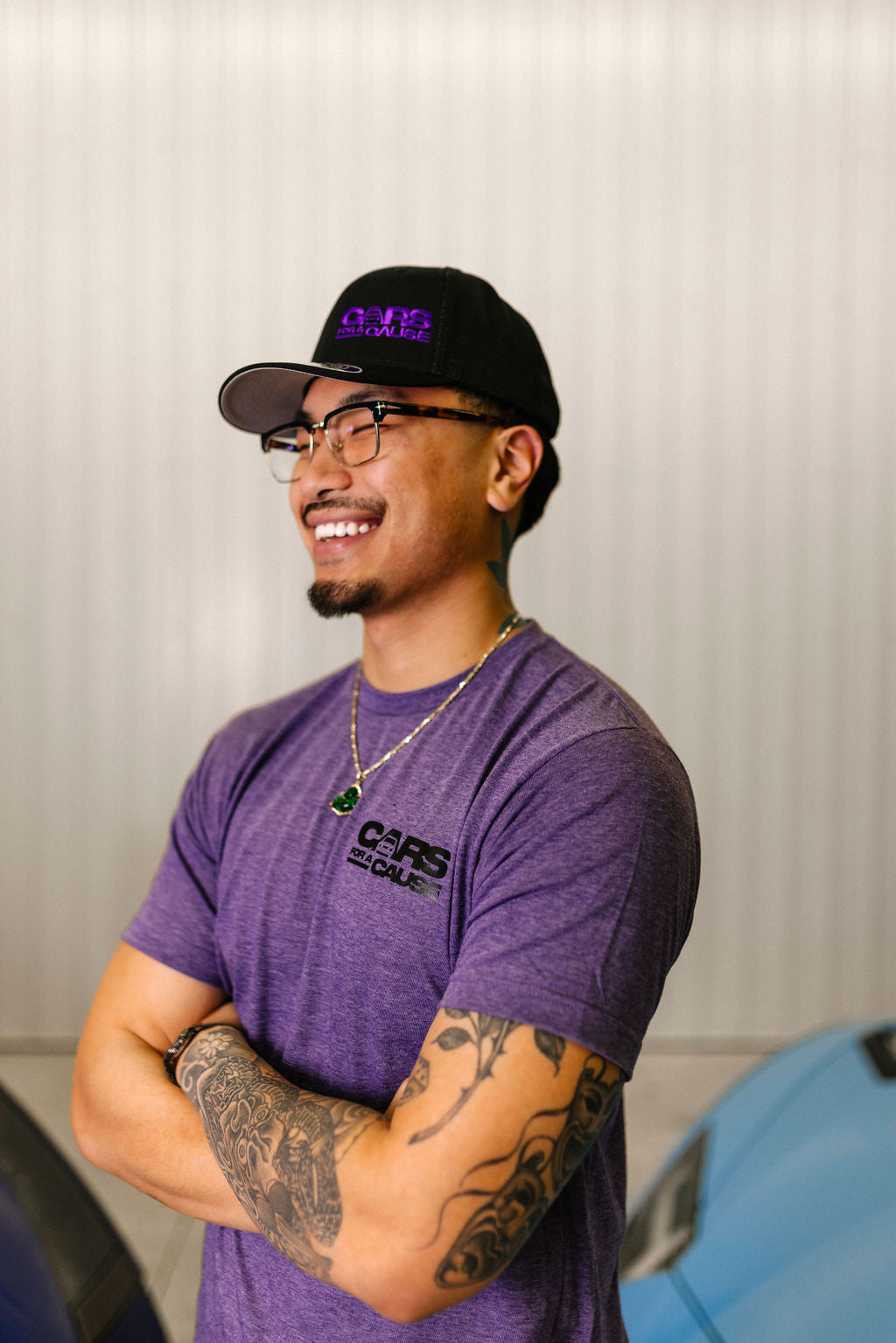 Cars for a Cause Purple T-Shirt